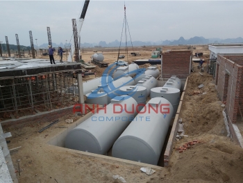 Lô 12 bồn composite cho Asenco – công ty lớn về xử lý nước thải
