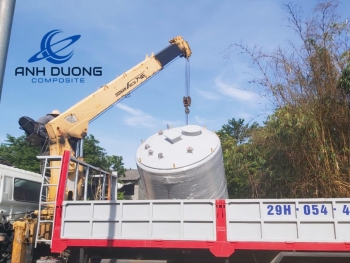 [Dự án] Bồn composite 15m3 đối tác Hàn Quốc tại KCN Bá Thiện, Vĩnh Phúc