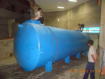 Công trình bồn composite xử lý nước thải sinh hoạt tại Công ty Detech Chervit