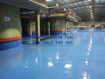Bọc phủ composite cho nền nhà xưởng