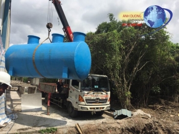 Bồn tự hoại cải tiến bằng Composite